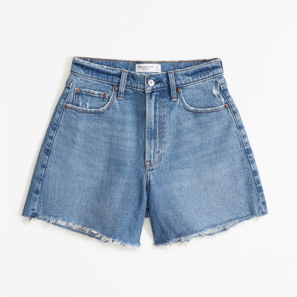 Abercrombie Curve Love High Rise Dad Shorts